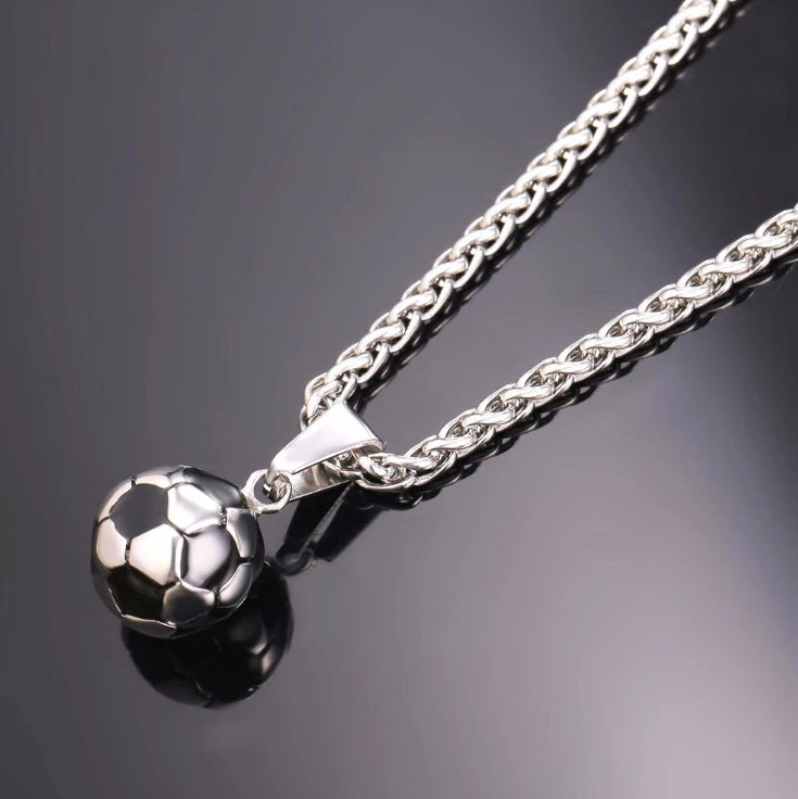 Fotbollshalsband i rostfritt stål