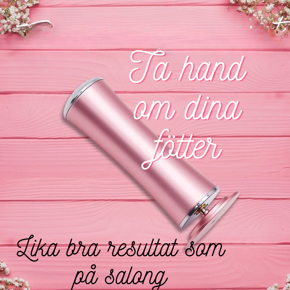 Silkeslena fötter på några minuter