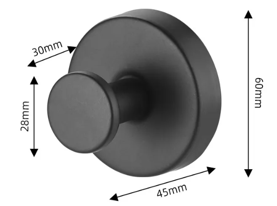 Vakuumkrok utan borrning – 2-pack (Svart, Guld, Silver & mer)