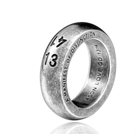 Nordic Sweden Minimalist Titanium Steel Fashion Triangle Diamond Ring