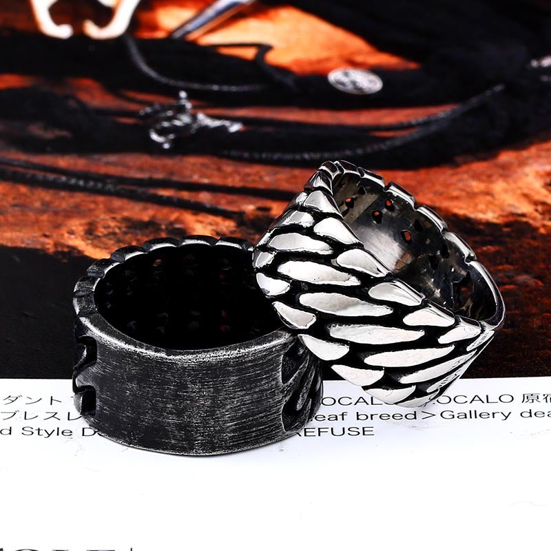 Nordic Sweden Minimalist Titanium Steel Fashion Triangle Diamond Ring
