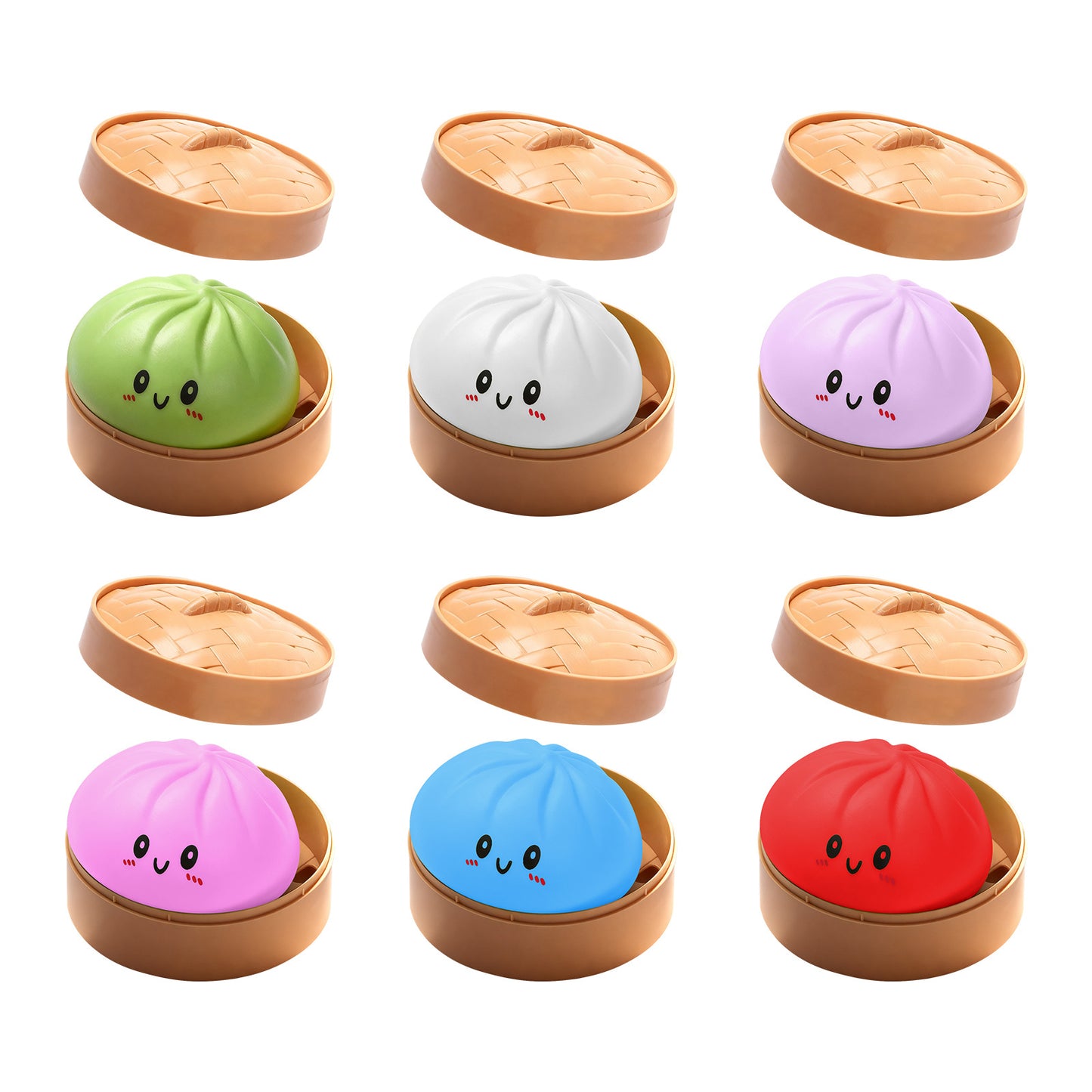Steamed Bun Squeeze Toy Soft Cutesy Slow-Rebound