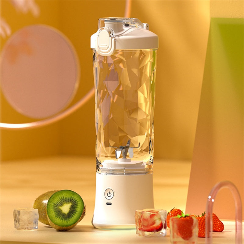 Portabel mini­blender med 6 blad – perfekt för shakes och smoothie