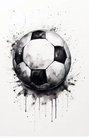 Graffiti fotbollskonst