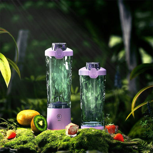 Portabel mini­blender med 6 blad – perfekt för shakes och smoothie