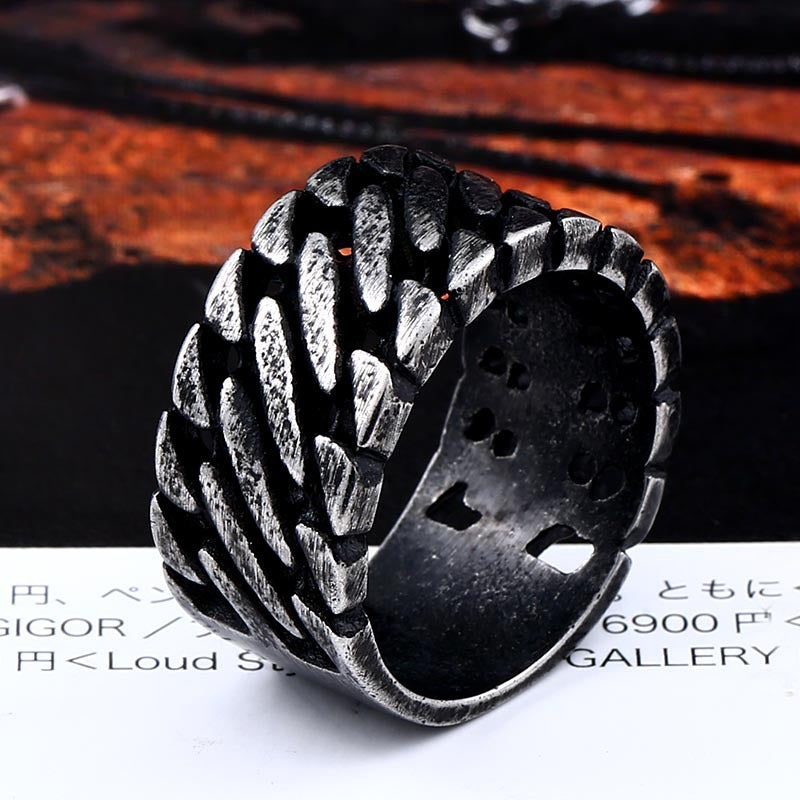 Nordic Sweden Minimalist Titanium Steel Fashion Triangle Diamond Ring