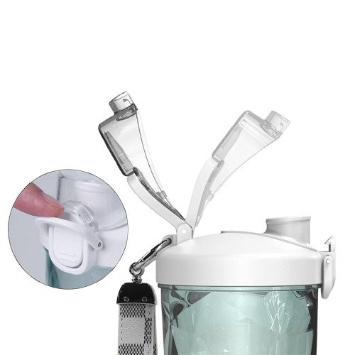 Portabel mini­blender med 6 blad – perfekt för shakes och smoothie