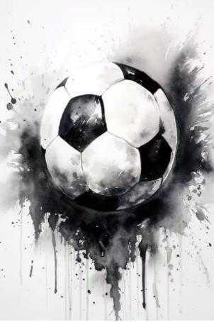 Graffiti fotbollskonst
