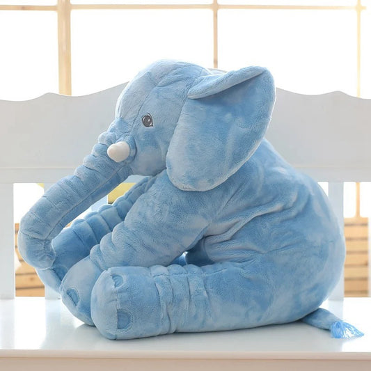 Mjuk elefant-gosedjur och sovkudde – trygg följeslagare för bebisar och barn